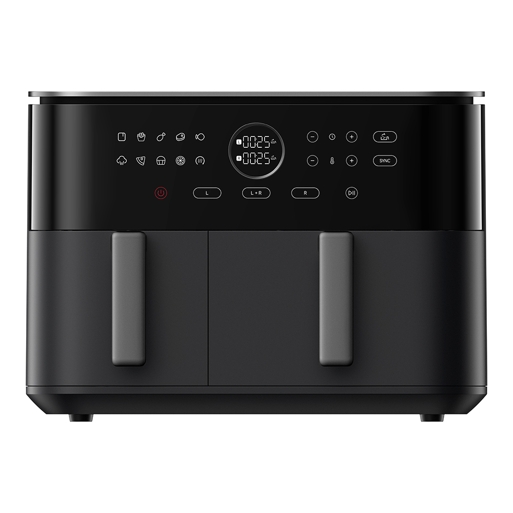 Xiaomi Zwei-Zonen Heissluftfritteuse 10L | EU-Edition Schwarz